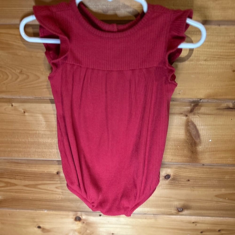 Old Navy Red Kids One Piece Bodysuit